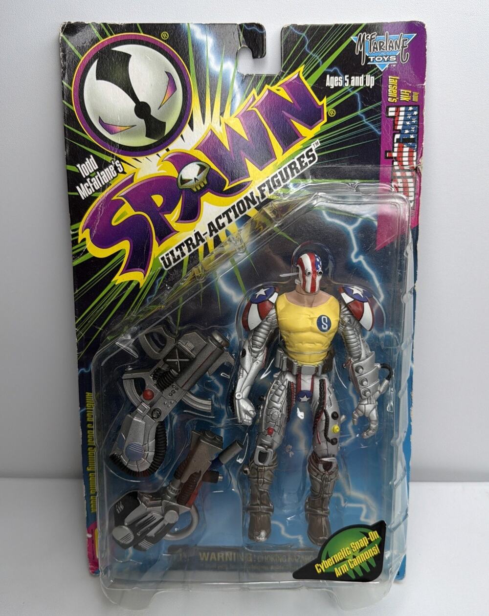 Spawn Super Patriot 6" Ultra Action Figure McFarlane Toys 1996 Series 6 NIP